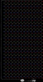 Perdea luminoasă de Crăciun - 3x6 m, 600 LED, multicolor