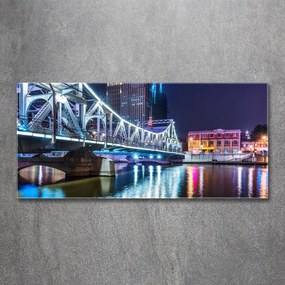 Tablou pe sticlă acrilică Shanghai pod