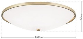 Plafoniera stil clasic diam.56cm Aida DL 7-531/56 Patina OR