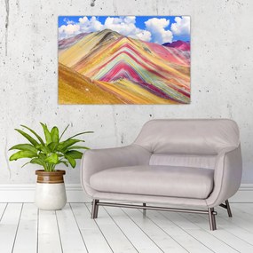 Tablou - Muntele Curcubeu, Peru (90x60 cm)