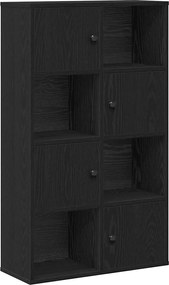 vidaXL Bibliotecă Stejar negru 60x24x101,5 cm Lemn prelucrat