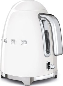 Ceainic electric SMEG KLF03WHEU, 2400 W, 1,7 l, bază rotativă la 360°, finisaj lucios, alb