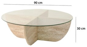Măsuță de cafea Lost (Travertin) . 1102264