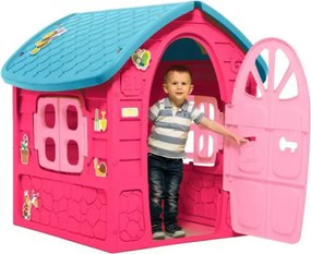 Casuta copii 120x113x111 cm Roz