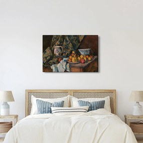 Tablou - Paul Cézanne, Still Life with Apples and Peaches, reproducere (90x60 cm)