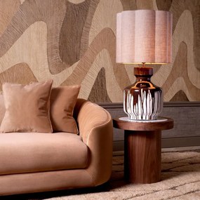 Masuta Design LUX, Marmura, Furnir Nuc, Presedio 50cm