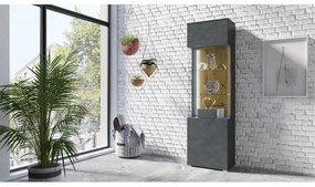 Supermobel Vitrina MORENO, 60x208x37, matera - artisan/matera