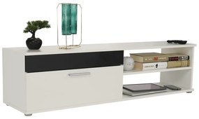 Perete living, alb / negru, KEVIN