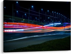Tabloul orașului nocturn (70x50 cm)
