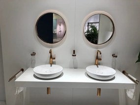 Lavoar baie pe blat, rotund Grohe Essence Vessel 45x45 cm, tratament PureGuard