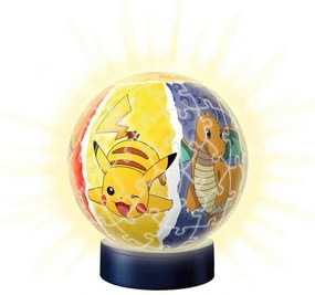 PUZZLE 3D LUMINOS POKEMON, 72 PIESE - RAVENSBURGER (RVS3D11547)