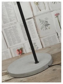 Lampadar negru/gri cu abajur din metal (înălțime 190 cm) Oslo – it's about RoMi