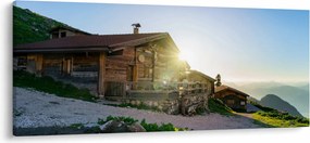 Tablou - Dimineața în Alpi Tirol (120x50 cm)