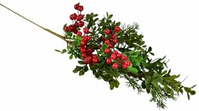 Ramură de Crăciun decorată Navara, 70 cm