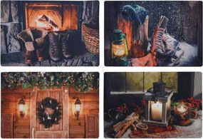 Covoras de Craciun RUSTIC WELCOME 38x58 cm - mai multe variante Varianta: Patine