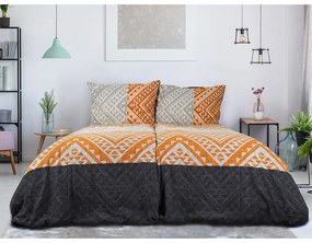 B.E.S. Petrovice Lenjerie de pat din flanel EtnicTerra, 140 x 200 cm, 70 x 90 cm