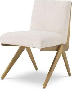 Scaun design LUX Fico boucle crem 114716 HZ