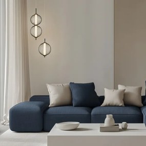 Lustră LED suspendată pe cablu PUMA, 10W, 230V, Ø20 cm, negru