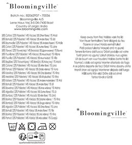 Pătură albastră/bej din bumbac reciclat 130x160 cm Ethan – Bloomingville