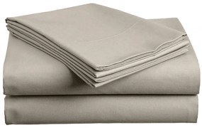 Cearsaf din bumbac SLUB 140x240 cm bej-cenusiu, 100% bumbac Dimensiune: 140 x 240 cm