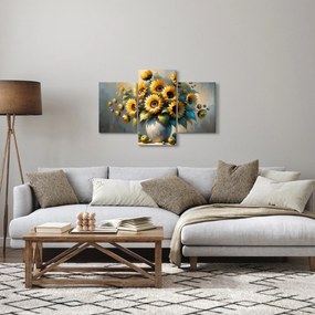 Tablou – Vază cu floarea-soarelui (90x60 cm)