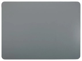 Suport farfurie din imitație de piele ZicZac Togo, 33 x 45 cm, gri