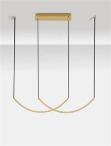 Lustra LED suspendata design elegant LAZURA