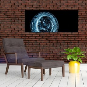 Tablou cu picături de gheață (120x50 cm)