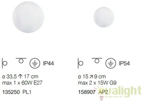 Aplica de exterior stil modern BUBBLE 158907
