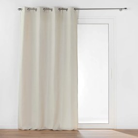 Draperie bej termoizolantă din microfibră 135x260 cm Micropolar – douceur d'intérieur