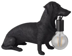 Lampă de masă Endon 101188 DACHSHUND 1xE27/10W/230V negru