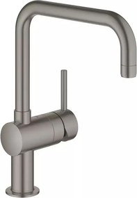 Baterie bucatarie Grohe Minta antracit periat Hard Graphite monocomanda