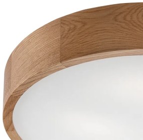 Plafonier OAK 3xE27/60W/230V stejar Ø 47,5 cm
