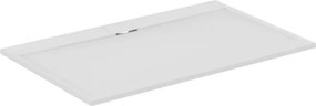 Cadita de dus dreptunghiulara Ideal Standard i.life Ultra Flat S alb pur 160x100 cm