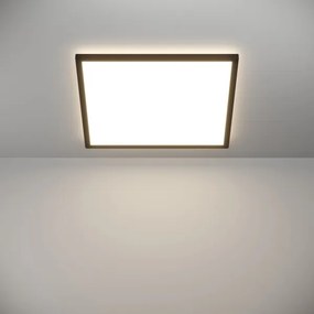 Plafonieră LED de exterior Eglo 901444 ROVITO 17W/230V 50x50 cm IP44 negru
