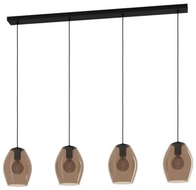 Lustră pe cablu Eglo 390162 ESTANYS 4xE27/40W/230V maro