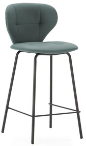 Scaune de bar verde 2 buc. (înălțime șezut 67 cm) Maura – Marckeric