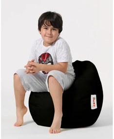 Fotoliu puf 60x60 cm negru