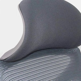 Scaun ergonomic SYYT 9502 gri, rabatabil cu suport de picioare