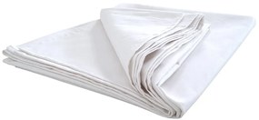 Cearsaf din bumbac DELUXA 145x245 cm alb