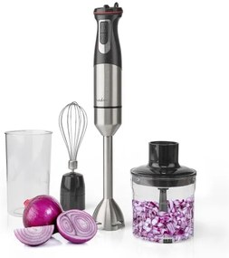 Mixer vertical 4 în 1 Nedis KAHB400CAL 800W/230V oțel inoxidabil