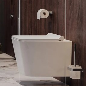 Colac de toaletă OMNIRES BOSTONDEBP SoftClose BOSTON alb lucios