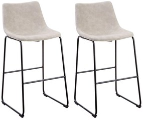Set scaune tip bar 2buc. Franklin (bej). Promo -40%. 1009964