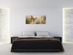 Tablou cu fluture (120x50 cm)