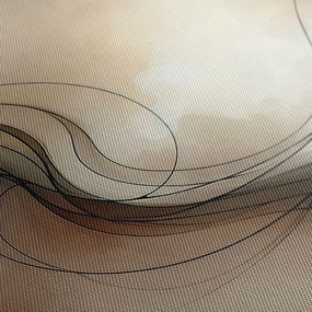 Tablou linii elegante printre nori