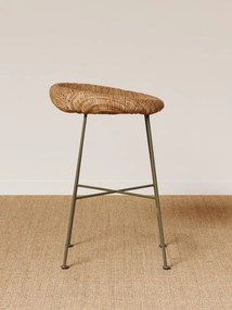 Scaun de bar, din rattan, Mindelo