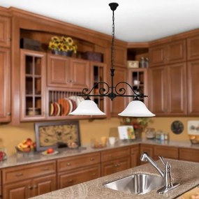 Rabalux 7777 - Lustra cu lant DOROTHEA 2xE27/60W/230V