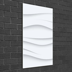 Pictura pe sticlă acrilică Valuri abstracte