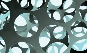 Fototapet - Cercuri pastel colorate (254x184 cm), în 8 de alte dimensiuni noi