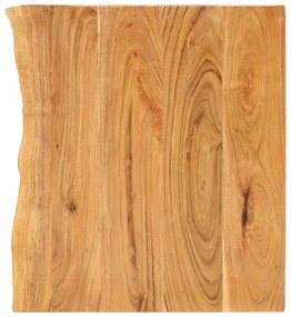 Blat lavoar de baie, 58x55x2,5 cm, lemn masiv de acacia 58 x 55 x 2.5 cm